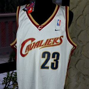 LeBron James Cleveland Nike Rookie Year White 2XL